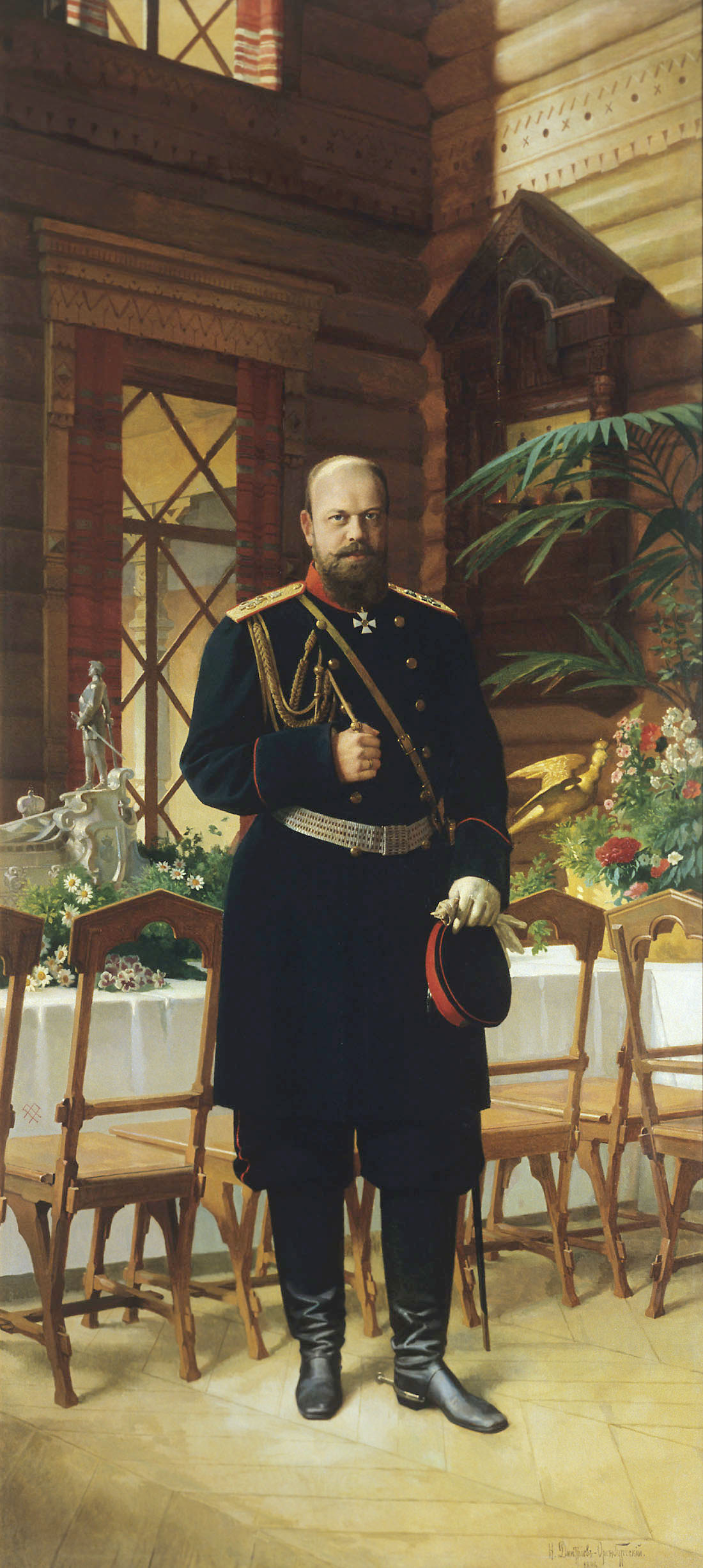 Дмитриев-Оренбургский. Портрет императора Александра III. 1896