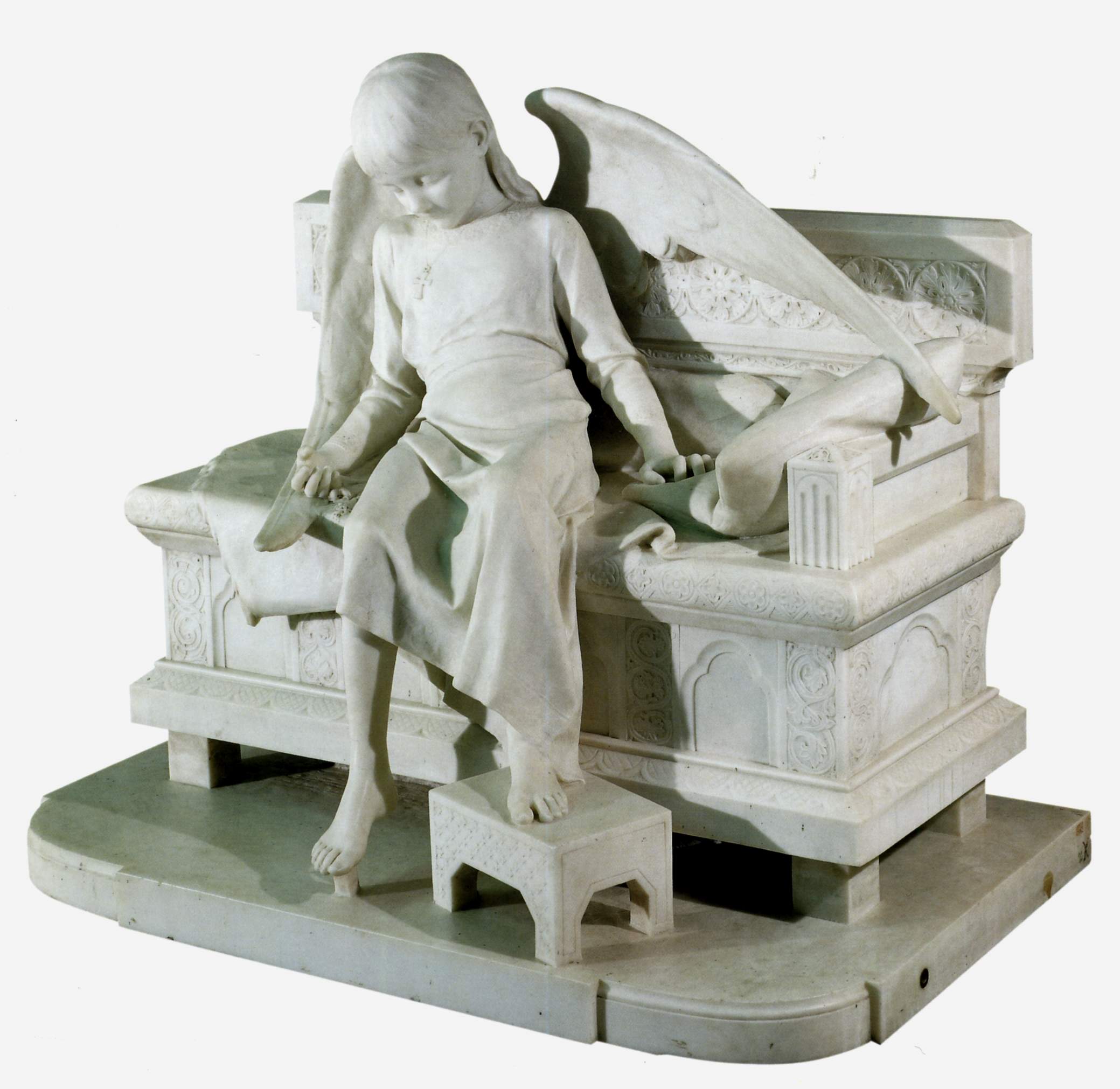Антокольский. Уснувший ангел. Надгробный памятник О.И. Терещенко . 1888-1891