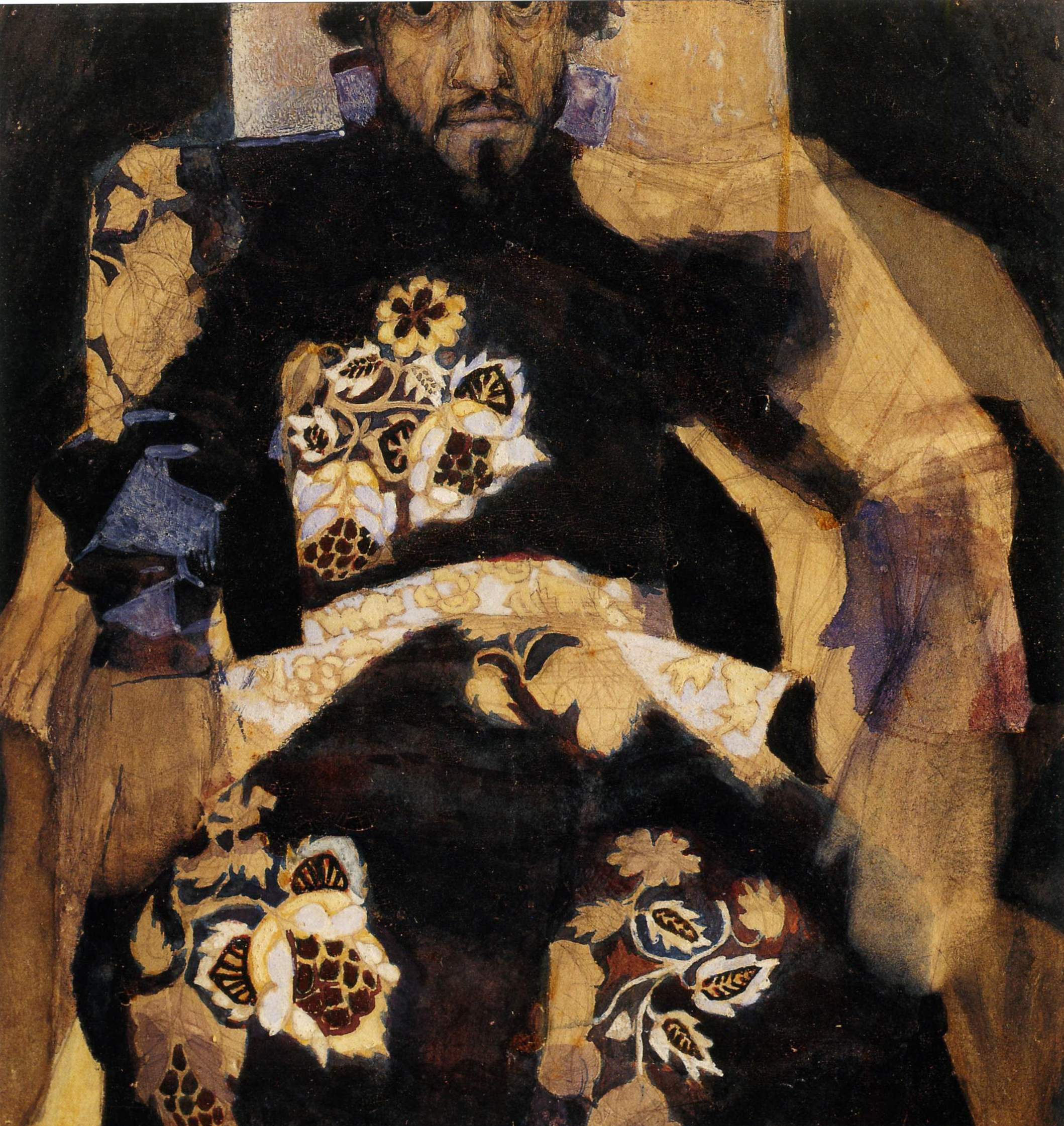 Врубель. Портрет мужчины в старинном костюме (И.Н.Терещенко). 1886