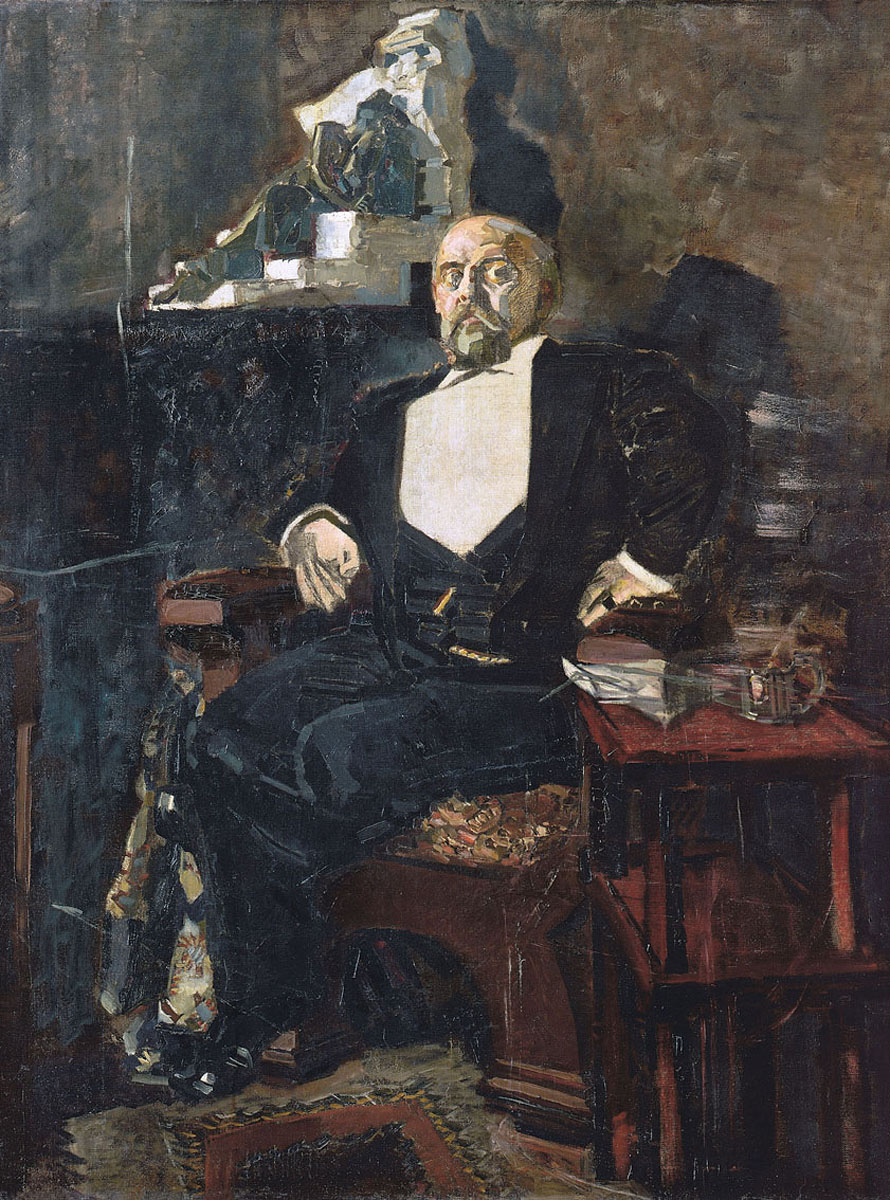 Врубель. Портрет С.И.Мамонтова. 1897