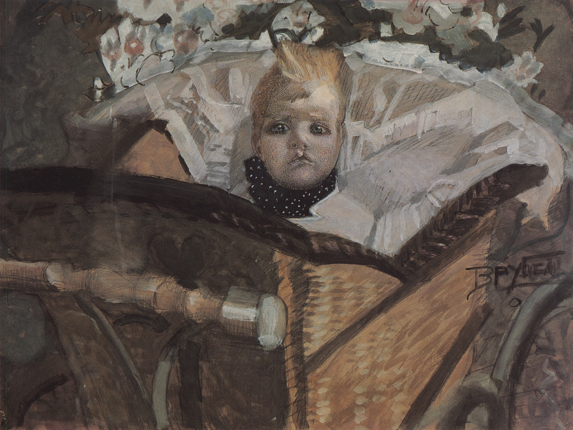 Врубель. Портрет сына художника. 1902