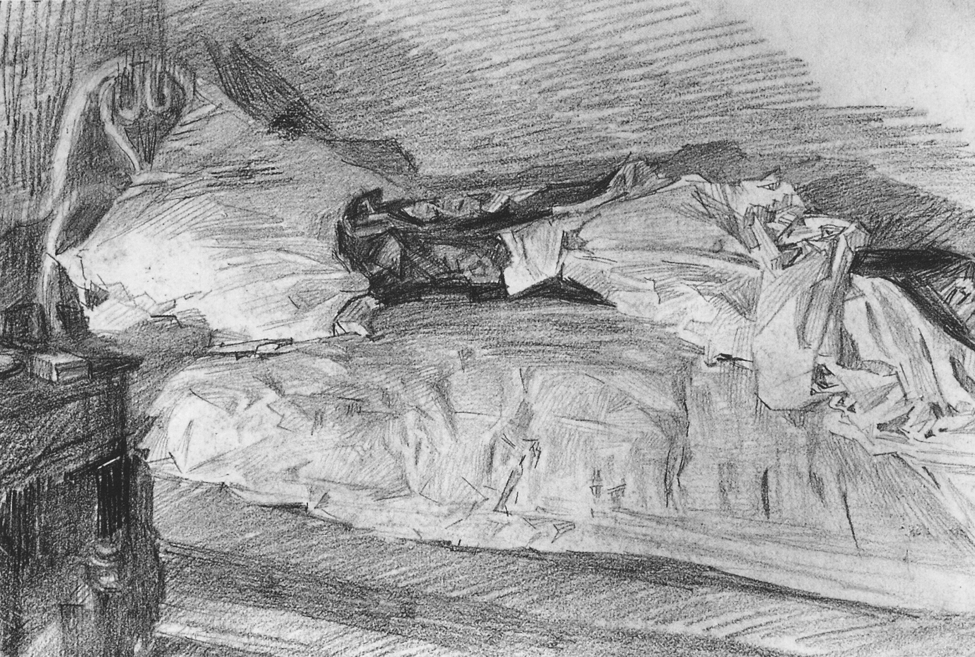 Врубель. Кровать. 1904-1905