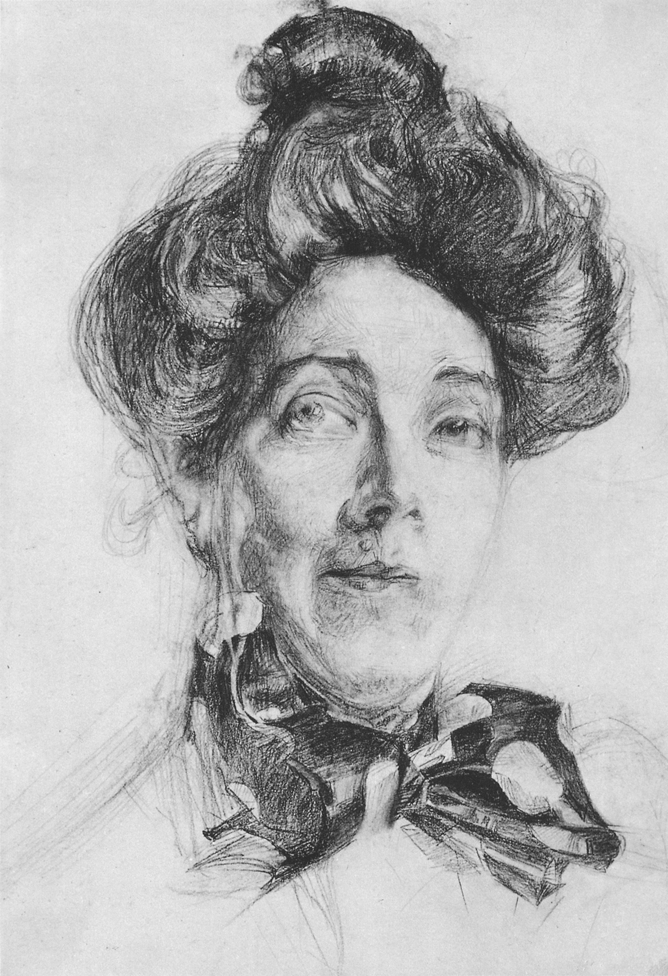 Врубель. Портрет Н.И.Забелы-Врубель. 1905