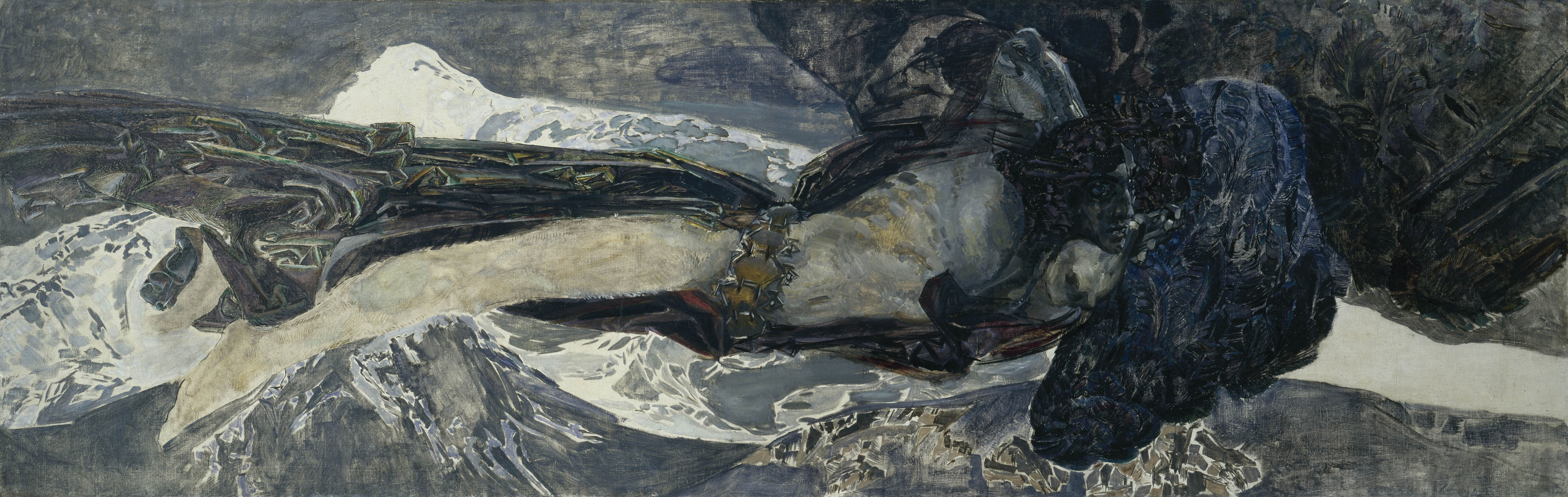 Врубель. Летящий Демон. 1899