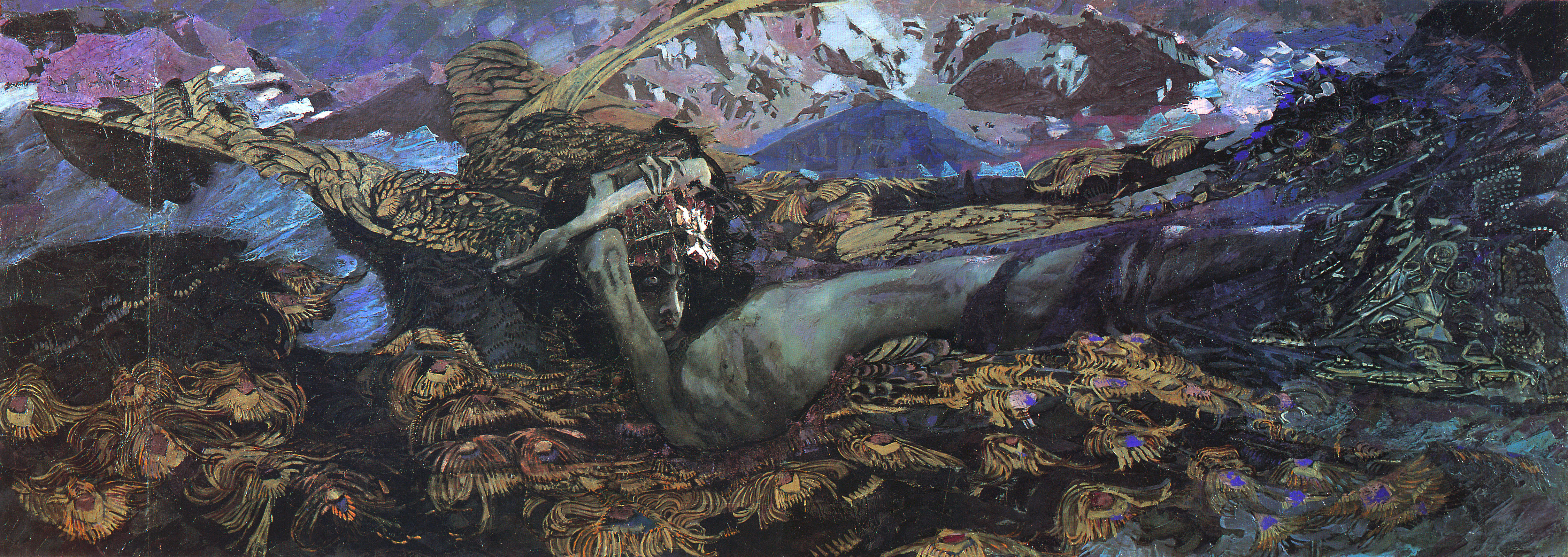 Врубель. Демон поверженный. 1902