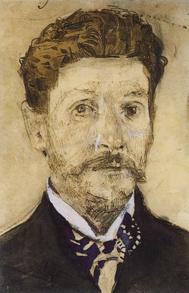 Врубель. Автопортрет. 1904-1905