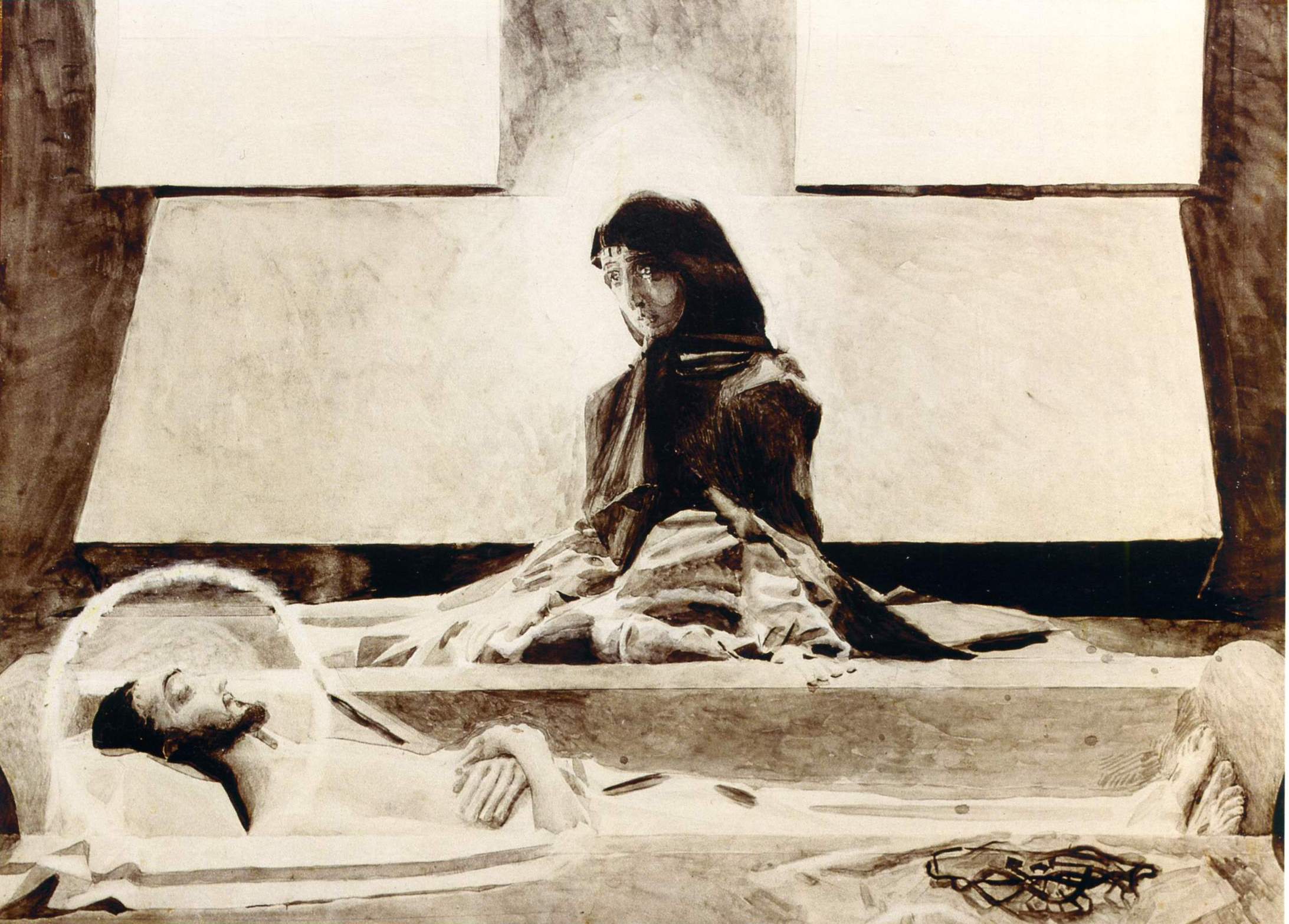 Врубель. Надгробный плач. 1887
