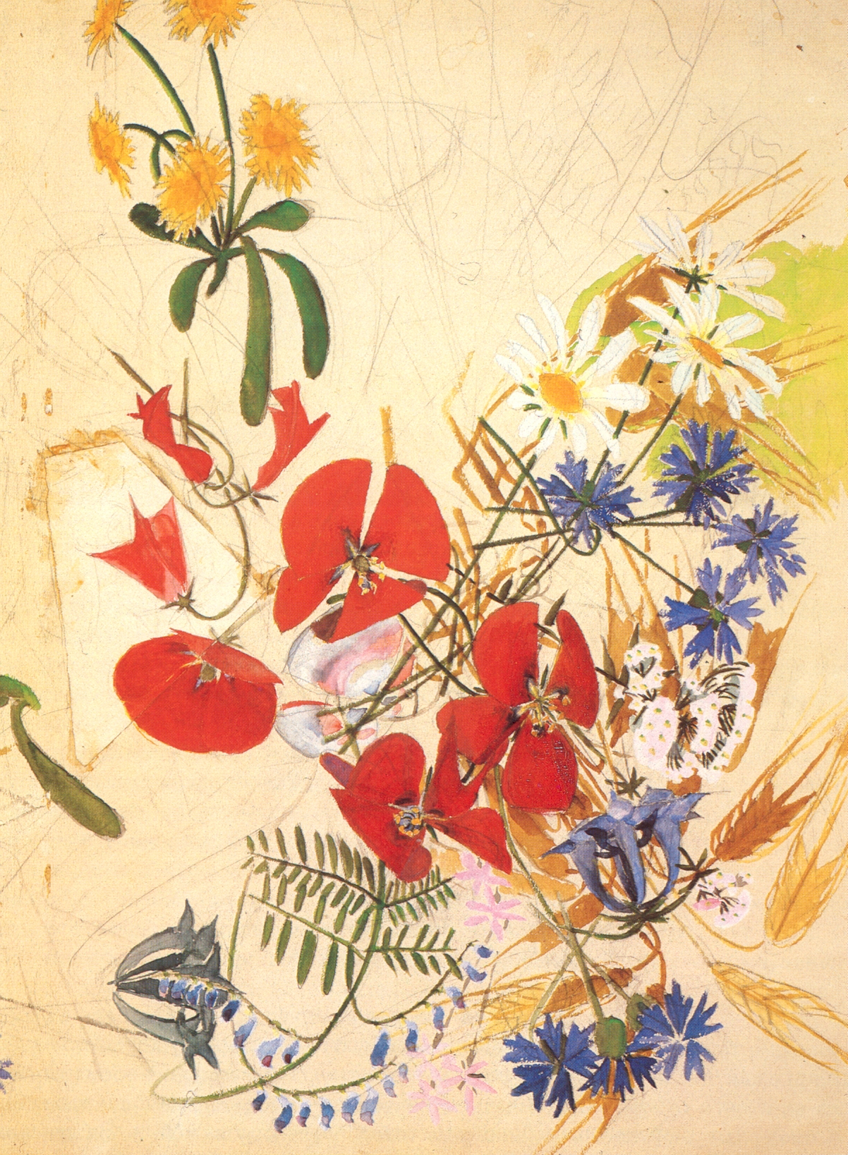 Врубель. Полевые цветы. 1884