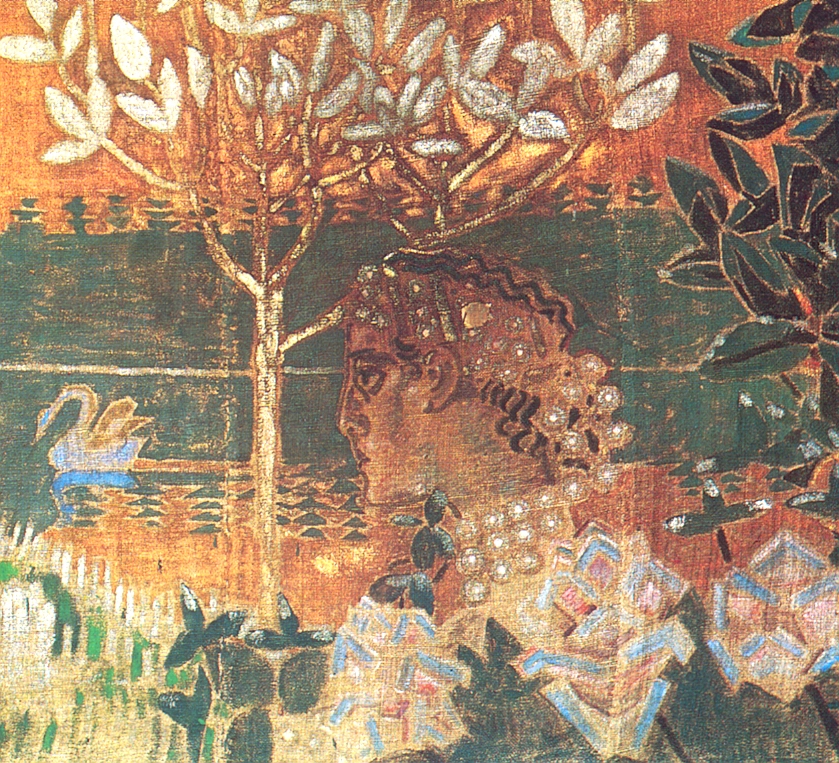 Врубель. Гвидон (экран для камина)