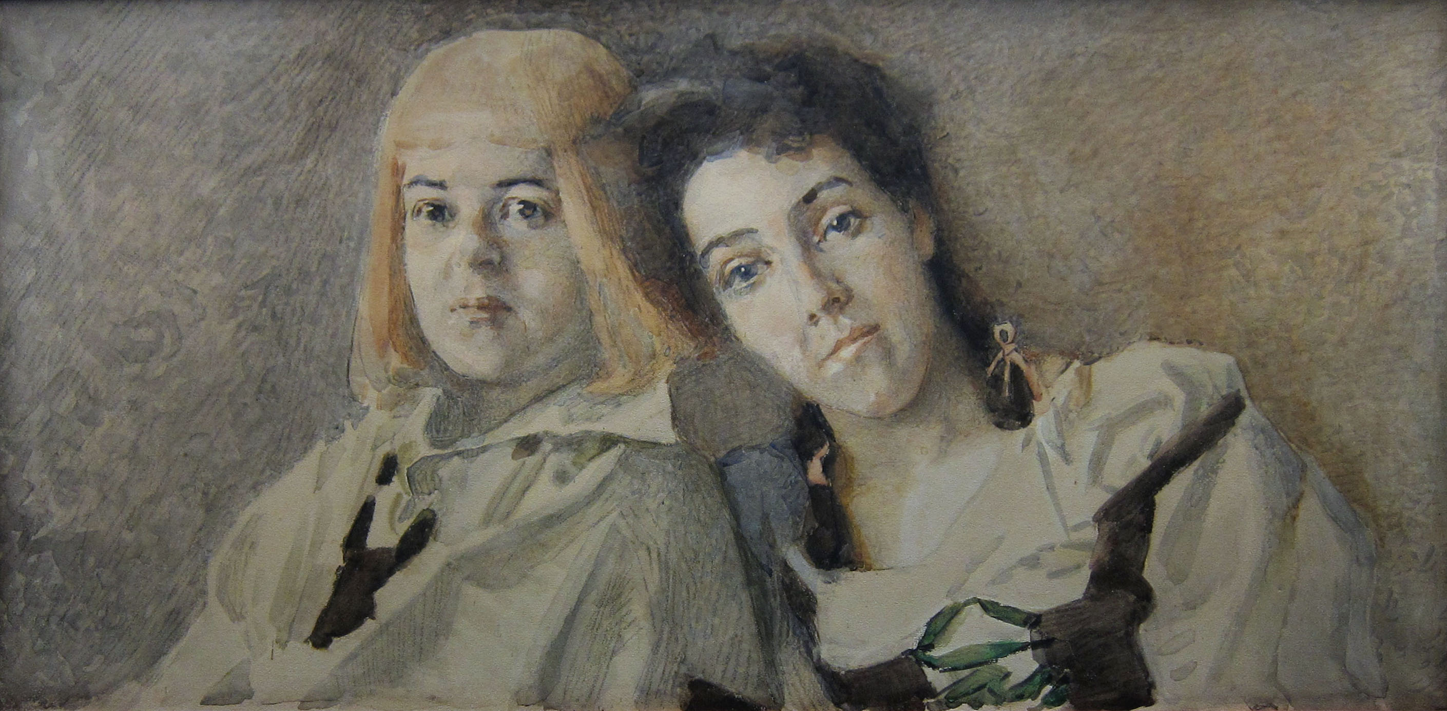 Врубель. Гензель и Гретель (Портрет Н.И.Забелы и Т.С.Любатович). 1895