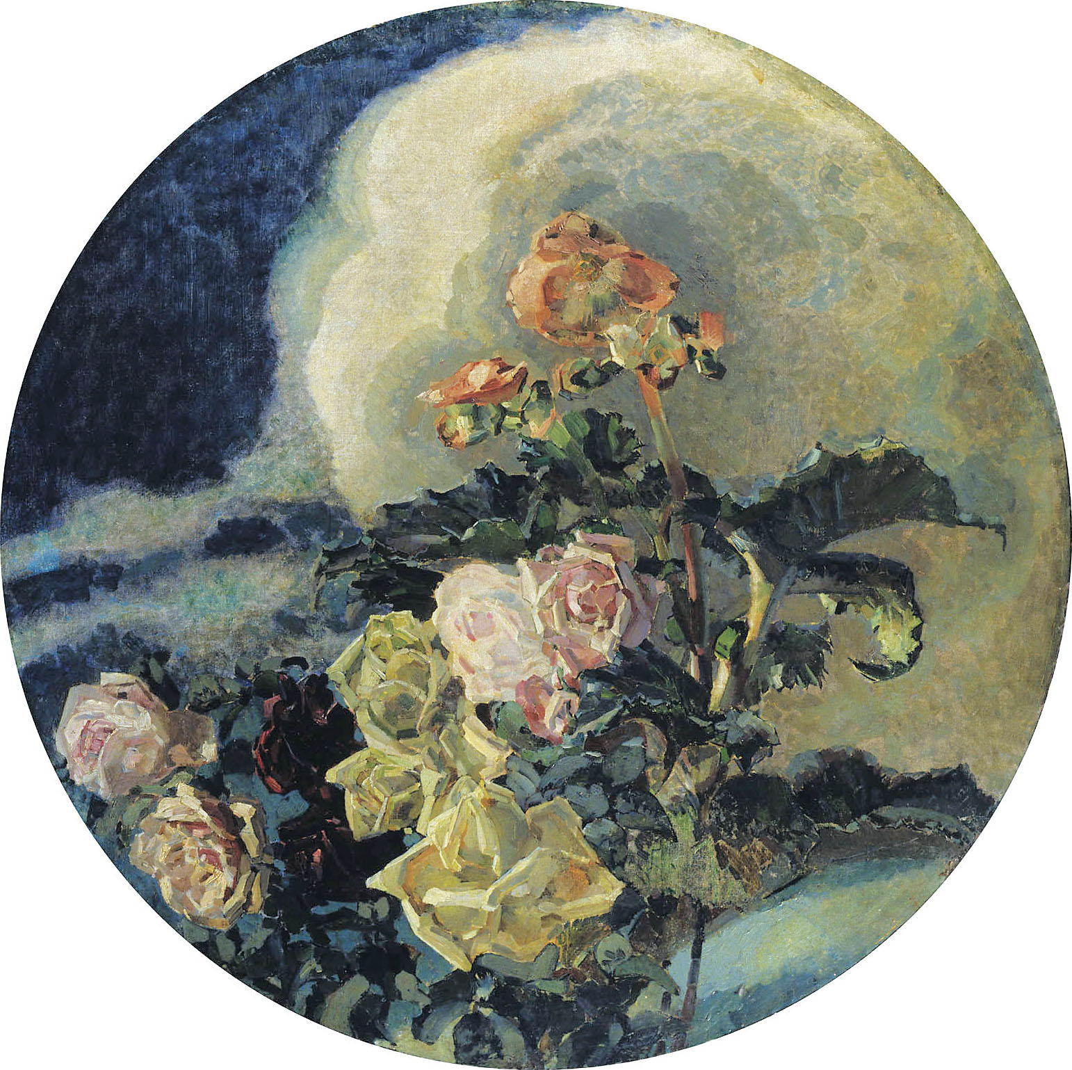 Врубель. Желтые розы. 1894