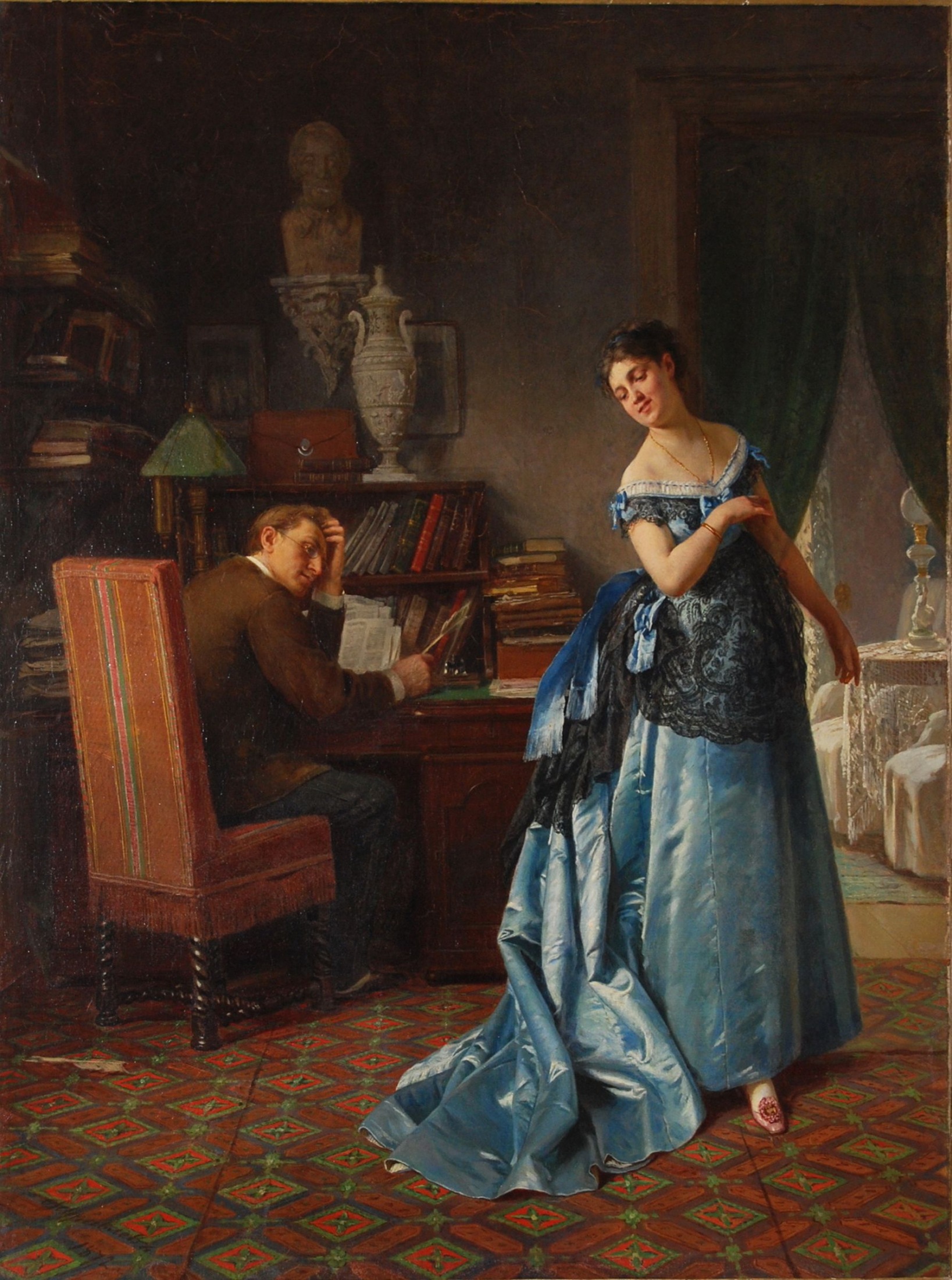 Журавлев. Жена-модница. 1872