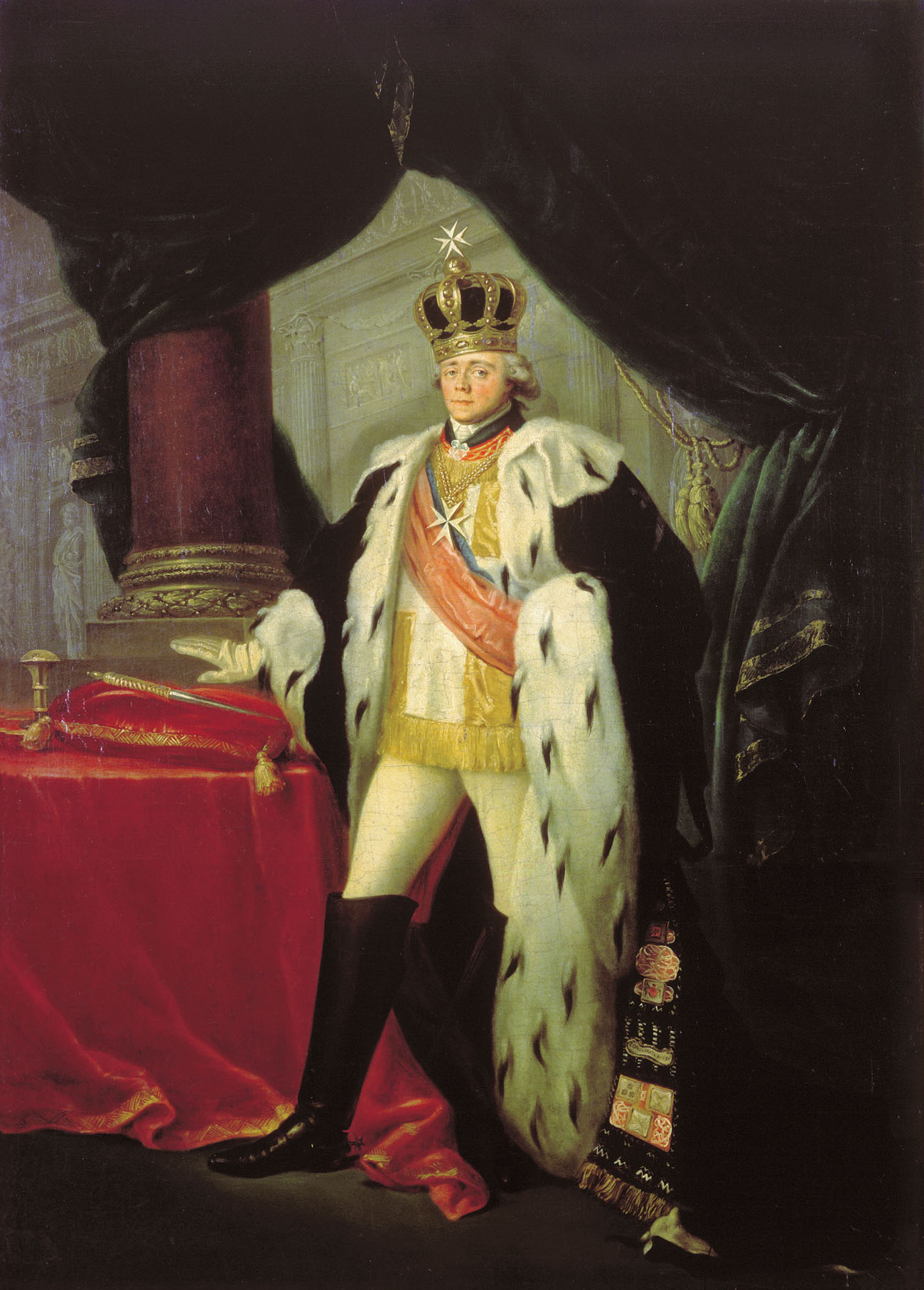 Тончи. Портрет императора Павла I. Между декабрем 1798 и февралем 1