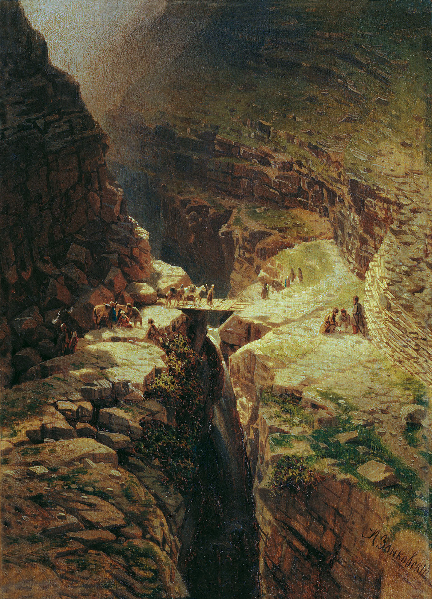 Занковский. Сагретлинская переправа