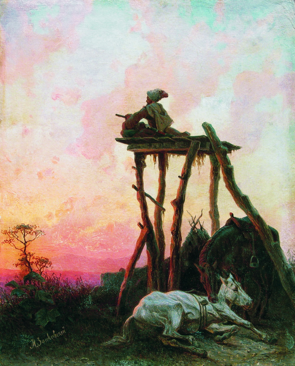 Занковский. Кавказ. Наблюдательный пост. 1880-е