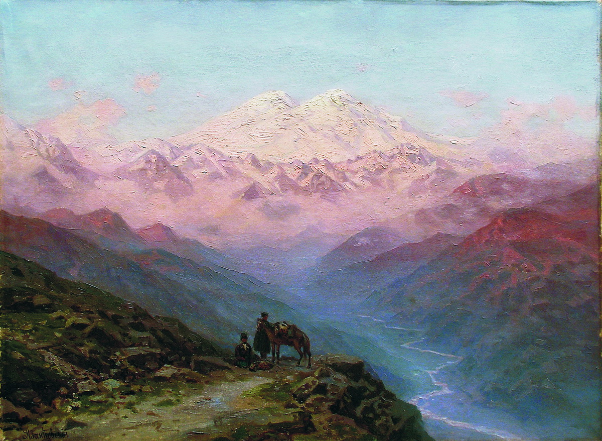 Занковский. Горный пейзаж. 1890-е