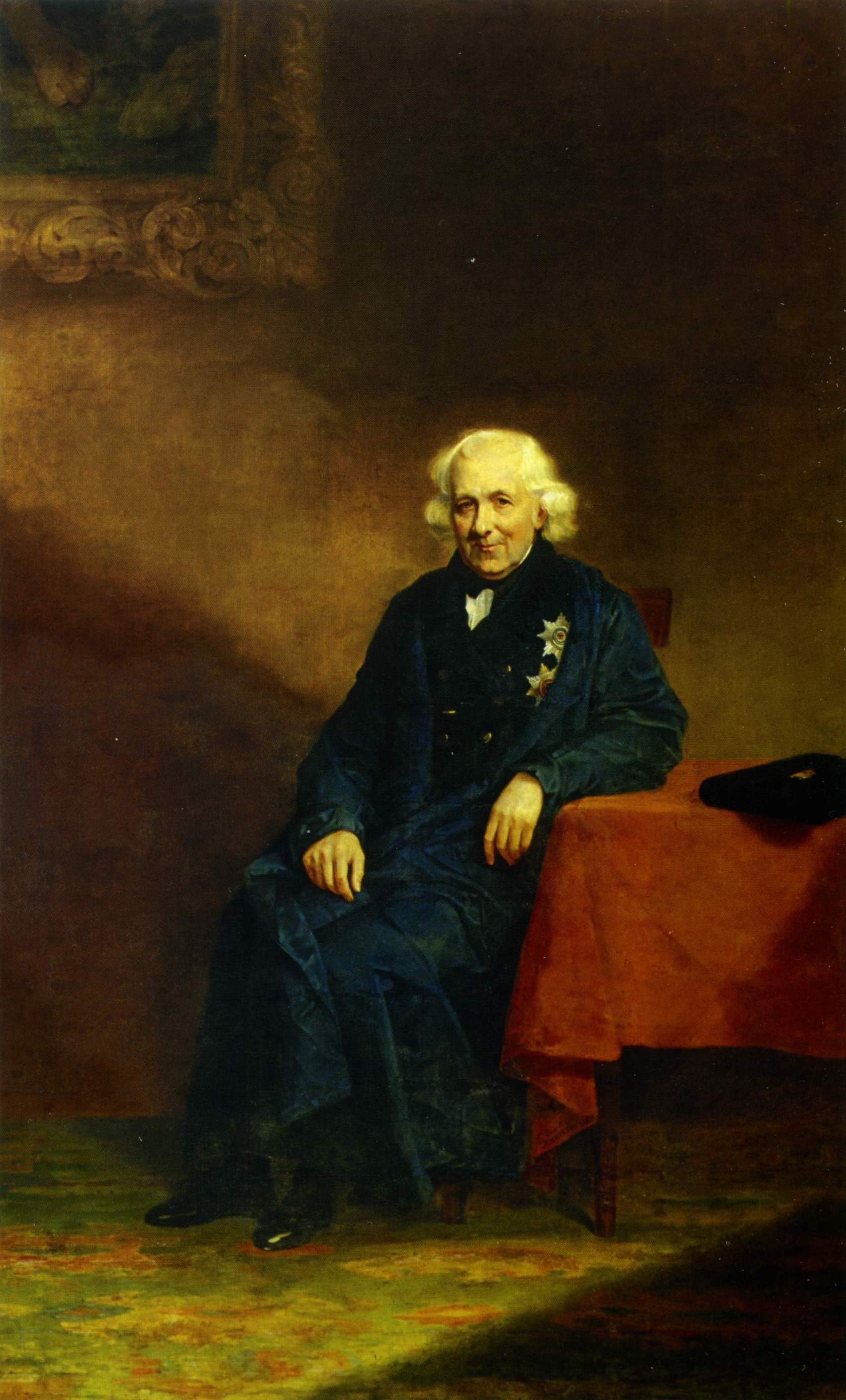Доу Дж.. Портрет Н.С. Мордвинова. 1828