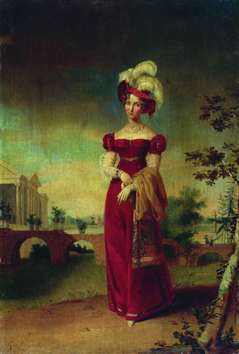 Доу Дж.. Портрет императрицы Елизаветы Алексеевны. 1823