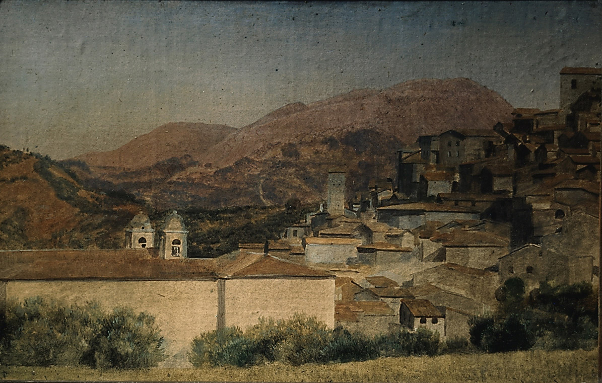 Иванов А.А.. Вид города. Субиако. 1831-1834