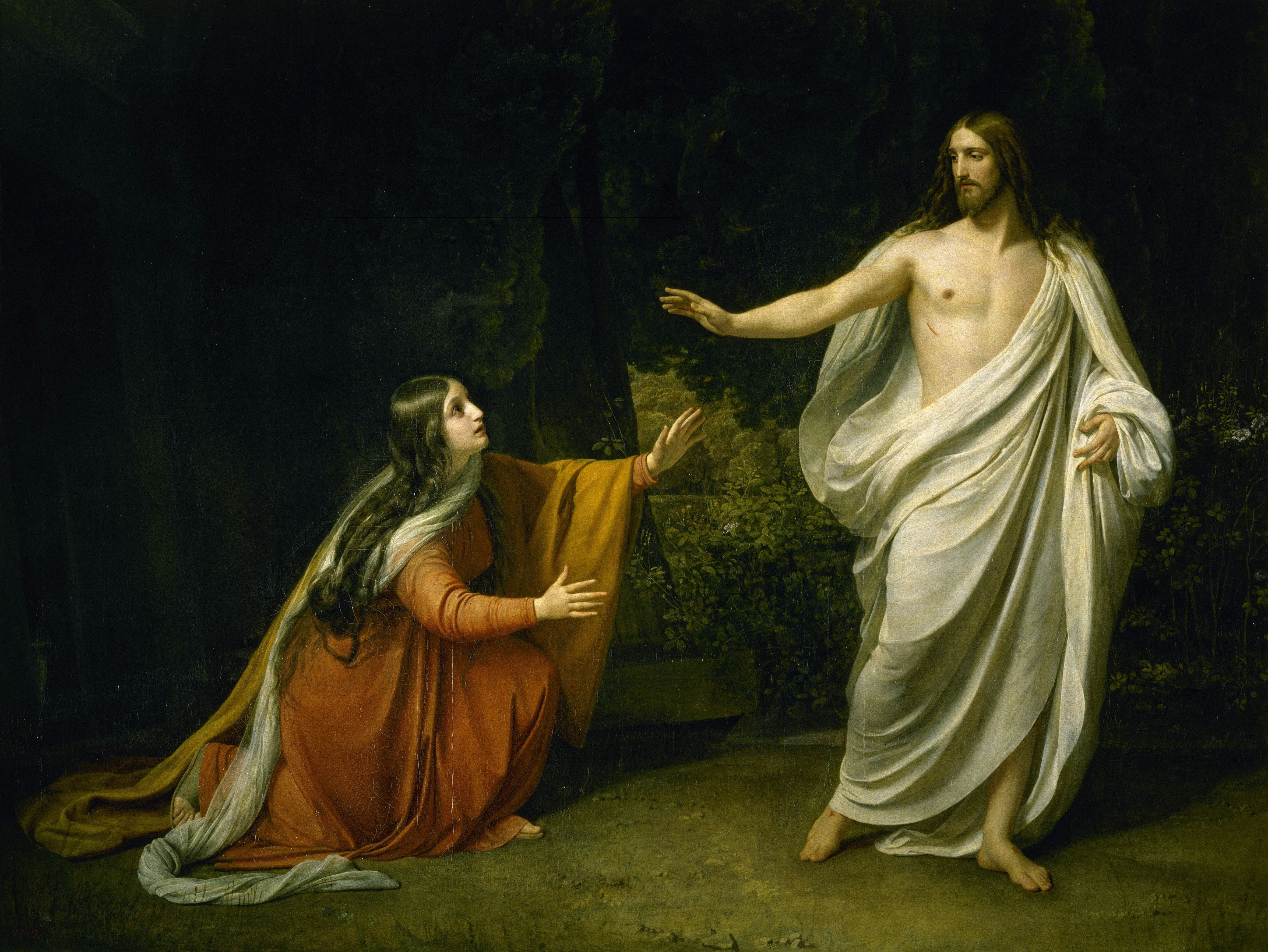 Иванов А.А.. Явление Христа Марии Магдалине после воскресения. 1835