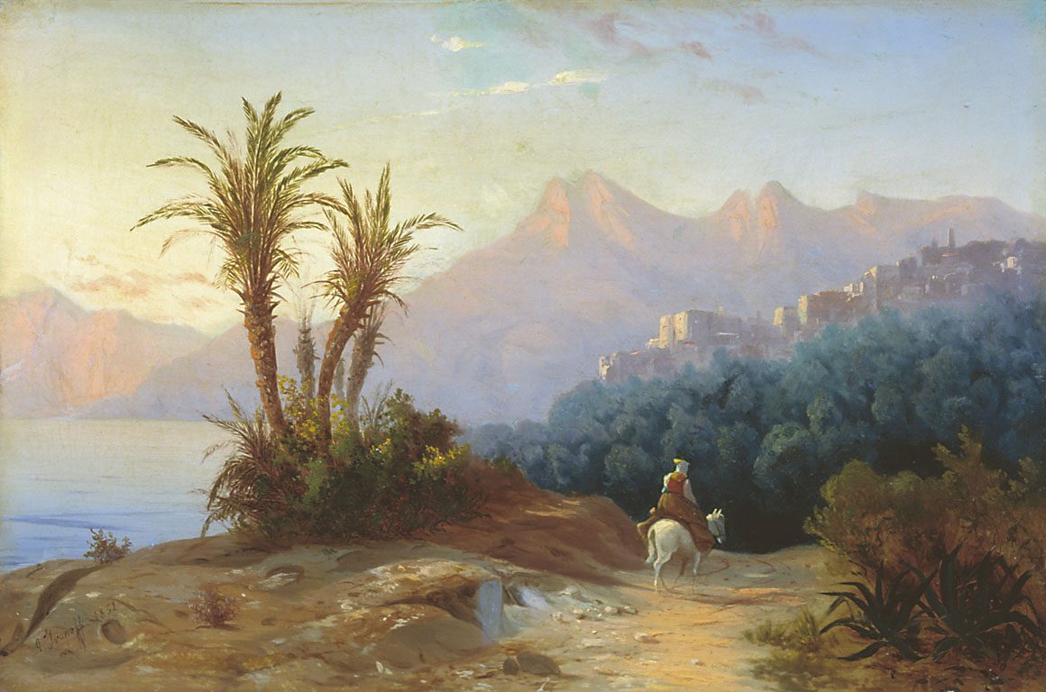 Иванов А.И.. Итальянский пейзаж. 1852