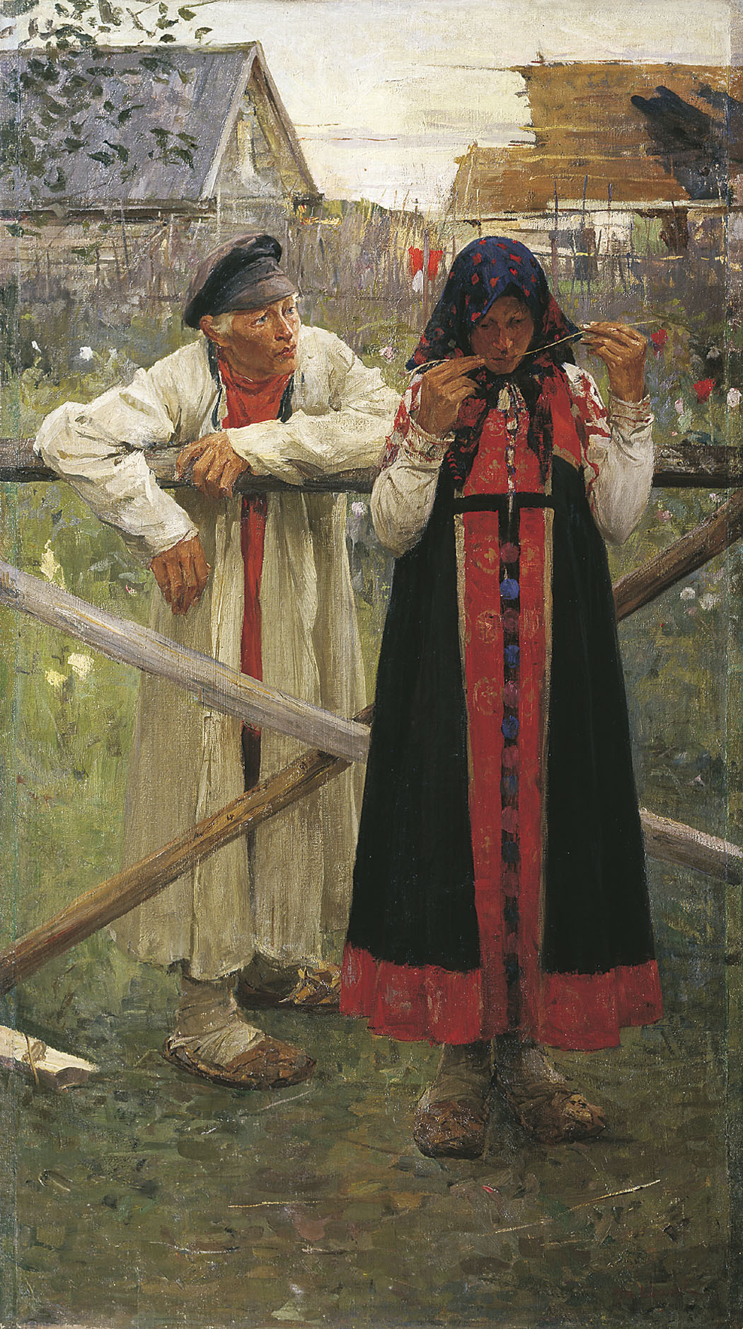 Иванов М.Ф.. Ответа жду. 1900