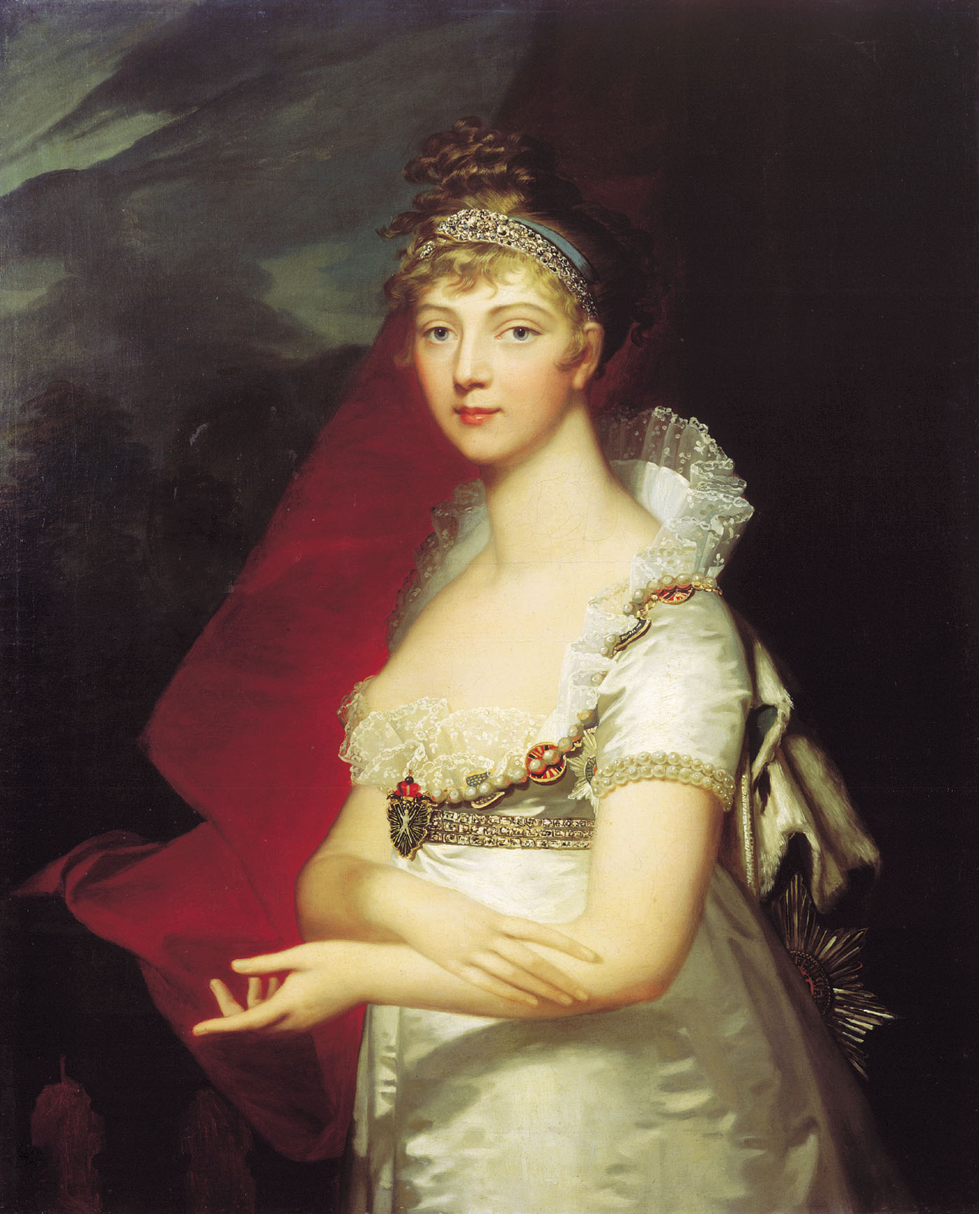 Монье. Портрет императрицы Елизаветы Алексеевны. 1807