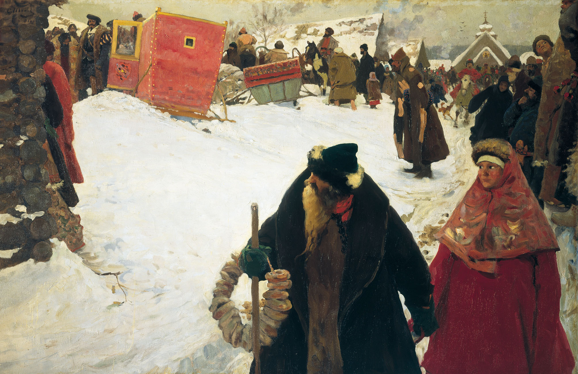 Иванов С.В.. Приезд иностранцев. XVII век. 1901