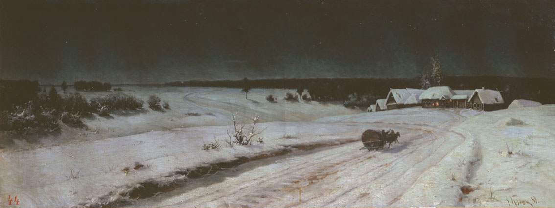 Казанцев. Морозная ночь. 1884