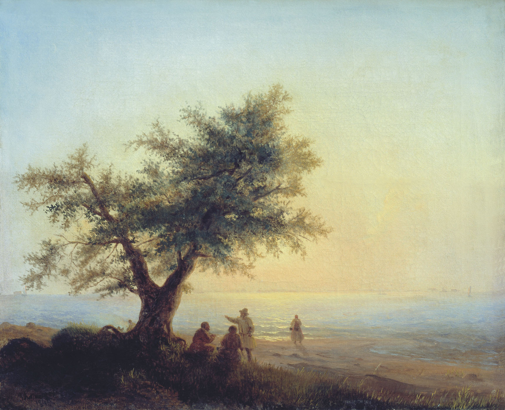 Каменев В.. Утро под Петербургом. 1846