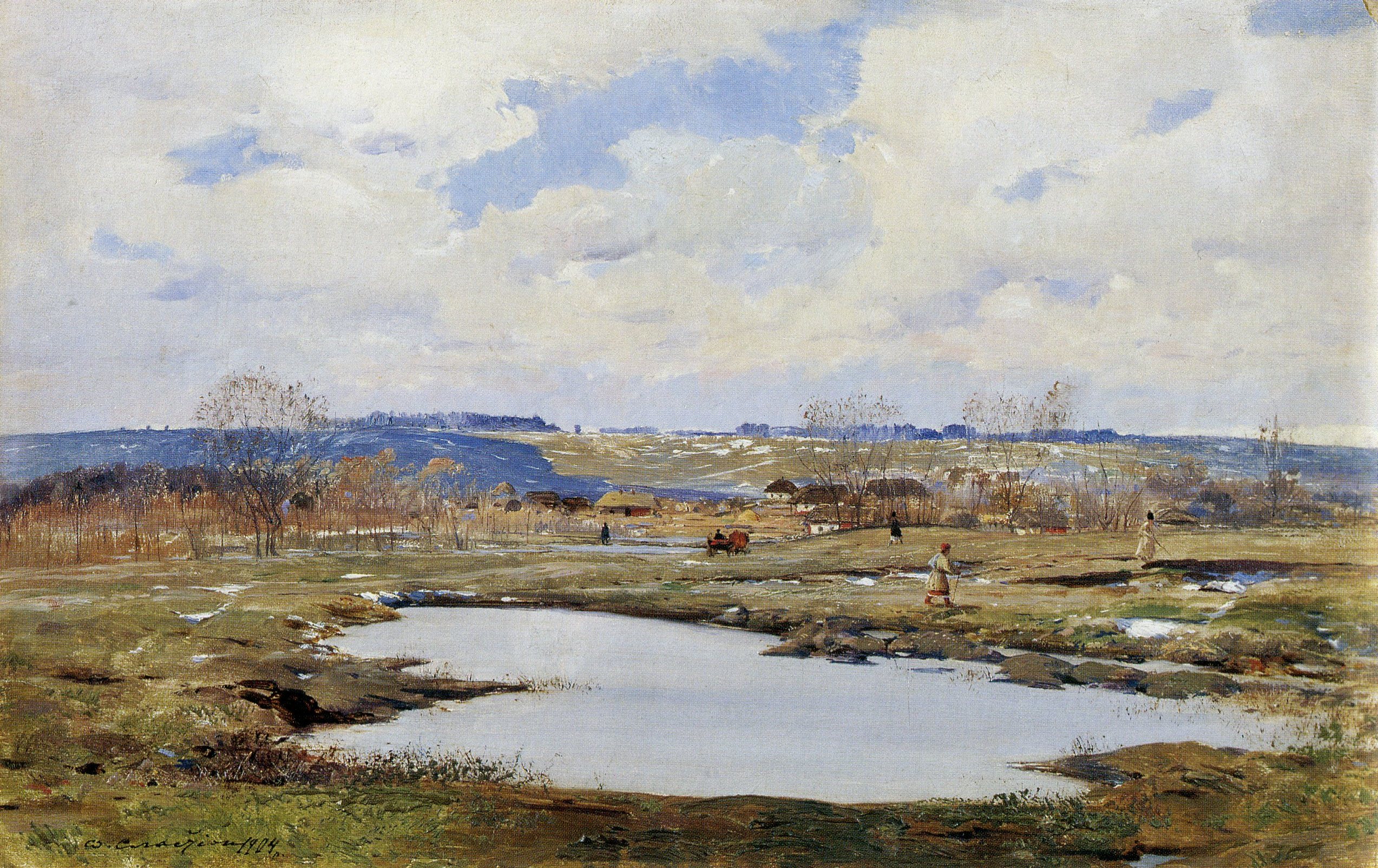 Сластион. Весна  . 1904