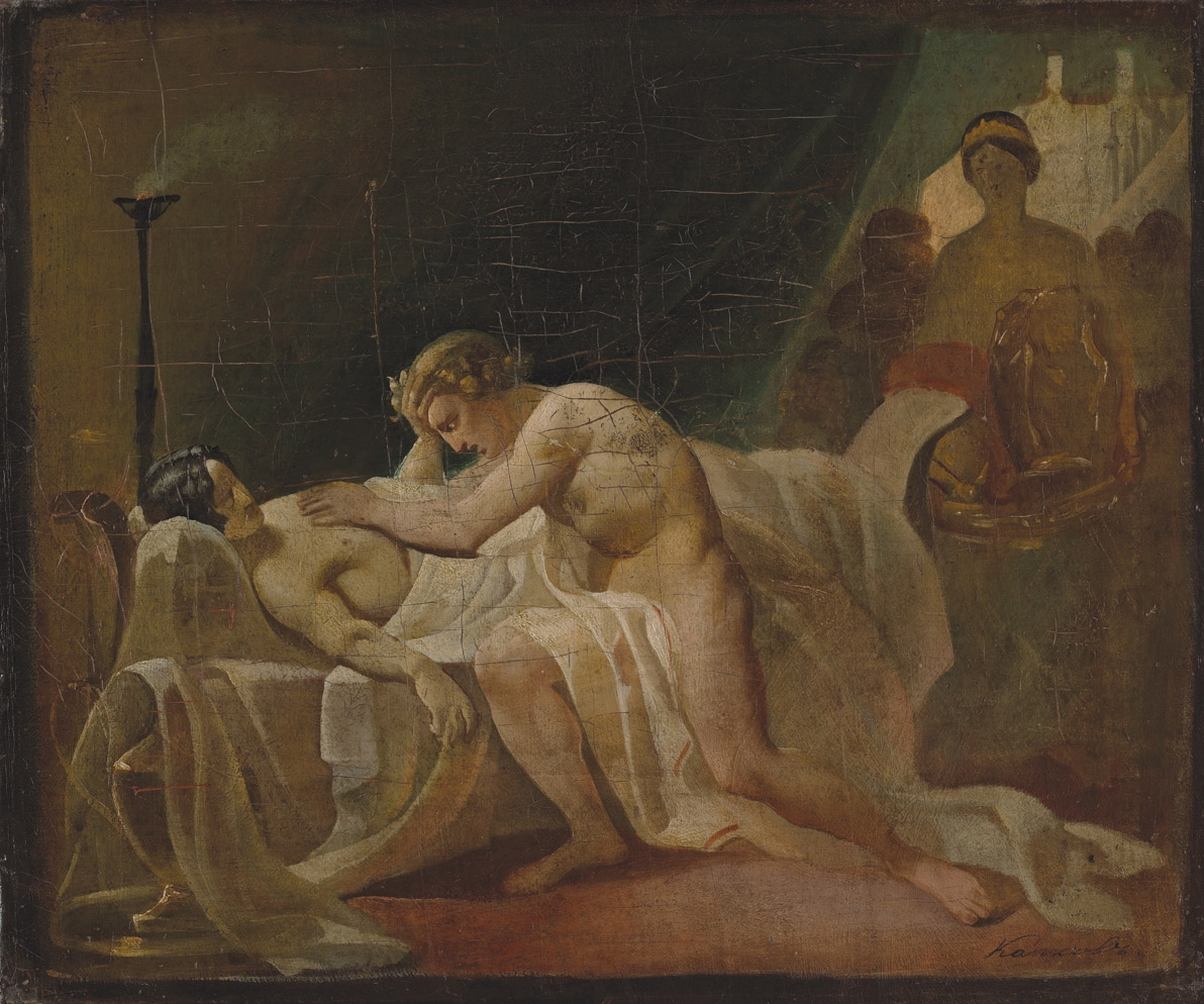 Капков. Ахилл над трупом Патрокла. 1843