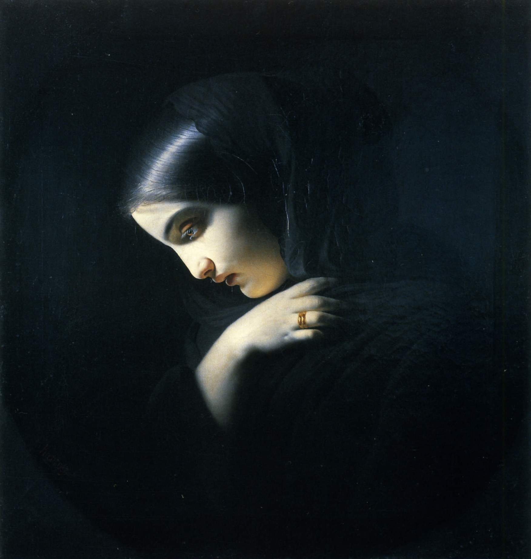 Капков. Вдовушка . 1850-е