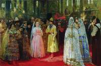Репин И.. Выбор царской (великокняжеской) невесты